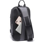 Bange Cross Bodybag/Ανδρική Τσάντα Στήθους 7086 Γκρι 3