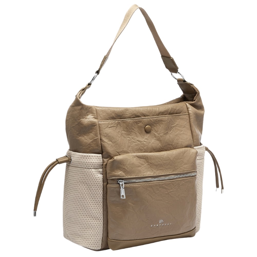 Bartuggi 718-24009 Women's Shoulder Bag Beige Bags