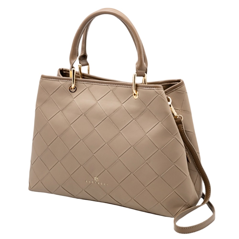 Bartuggi 718-35912 Women's Hand / Shoulder Bag Taupe Bags