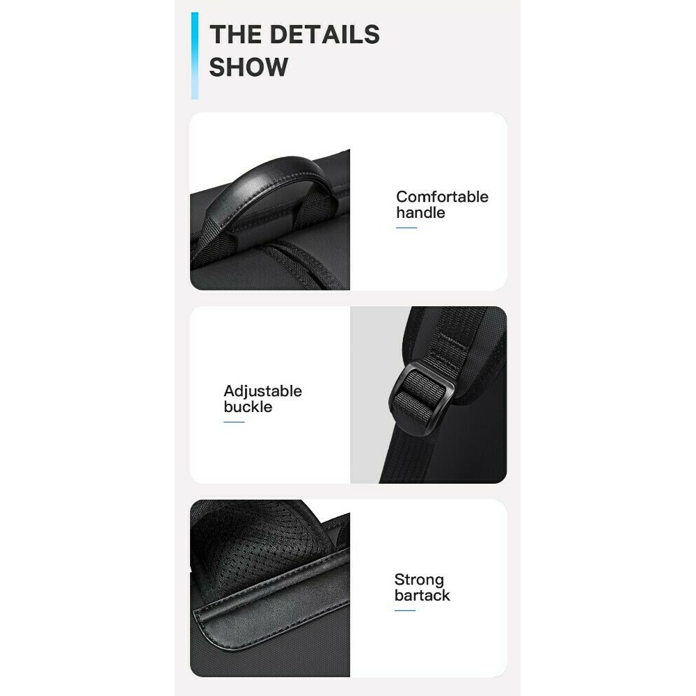 Bange 7252 Τσάντα Πλάτης / Backpack 14" Μαύρη Bags