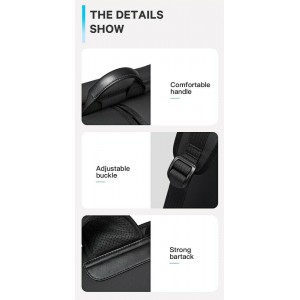 Bange 7252 Τσάντα Πλάτης / Backpack 14" Μαύρη Bags