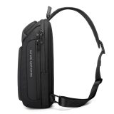 Bange Cross Bodybag/Ανδρική Τσάντα Στήθους 7566 Μαύρη 3
