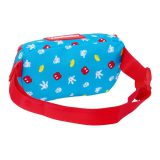 Safta 812333911 Mickey Mouse Παιδική Τσάντα Μέσης Μπλε-Κόκκινο 3