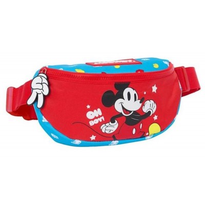 Safta 812333911 Mickey Mouse Παιδική Τσάντα Μέσης Μπλε-Κόκκινο