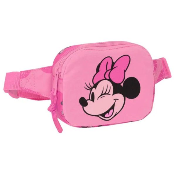 Safta 812335669 Minnie Mouse Παιδική Τσάντα Μέσης Ροζ