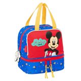 Safta 812514040 Mickey Mouse Τσαντάκι Φαγητού Χειρός Μπλε-Κόκκινο 1
