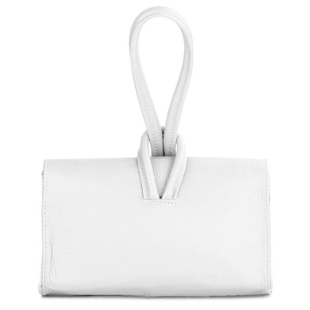 ΔΕΡΜΑΤΙΝΟ ΤΣΑΝΤΑΚΙ ΧΕΙΡΟΣ 01-8169 ΛΕΥΚΟ Τσάντες