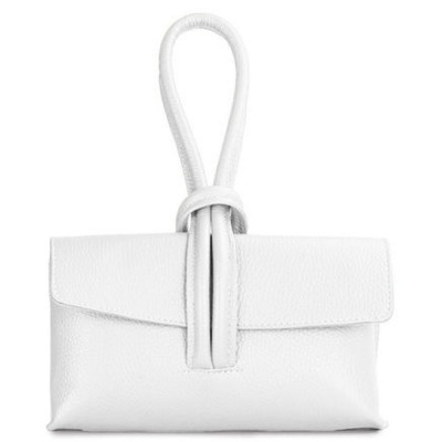 ΔΕΡΜΑΤΙΝΟ ΤΣΑΝΤΑΚΙ ΧΕΙΡΟΣ 01-8169 ΛΕΥΚΟ