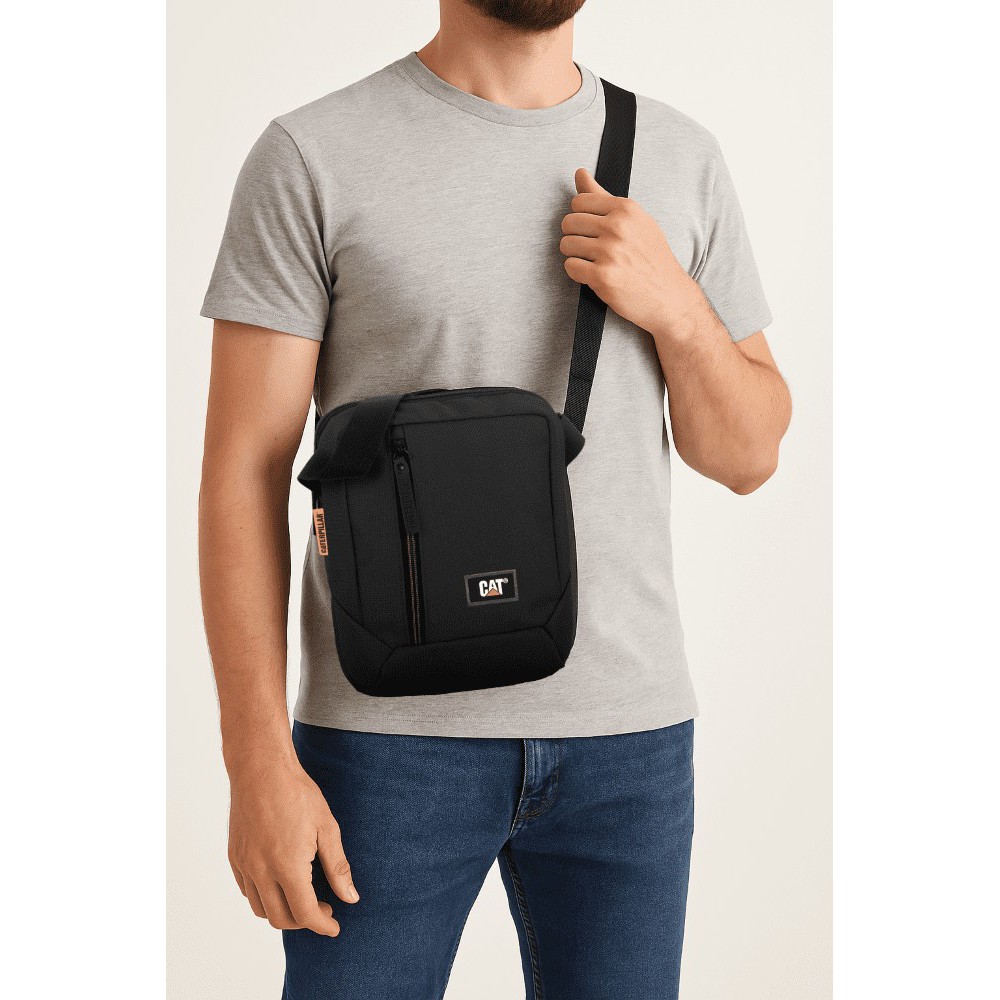 Τσαντάκι ώμου CAT 83614-01 μαύρο Bags