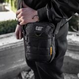 CAT 84059-661 Ανδρική Τσάντα Ώμου / Χιαστί Μαύρη 2