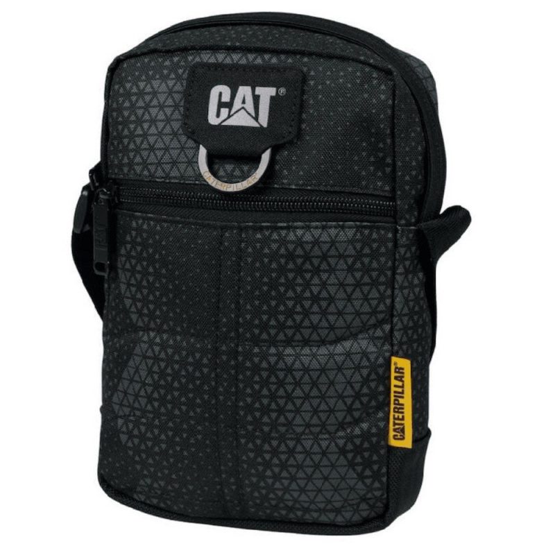 CAT 84059-661 Ανδρική Τσάντα Ώμου / Χιαστί Μαύρη CAT