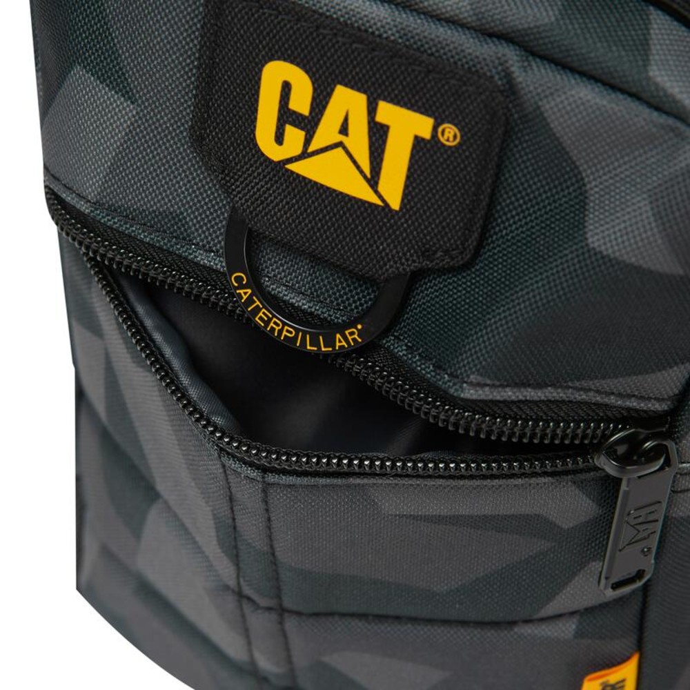 CAT 84059-696 Men's Shoulder/Crossbody Bag in Fractal Camo Olive Bags