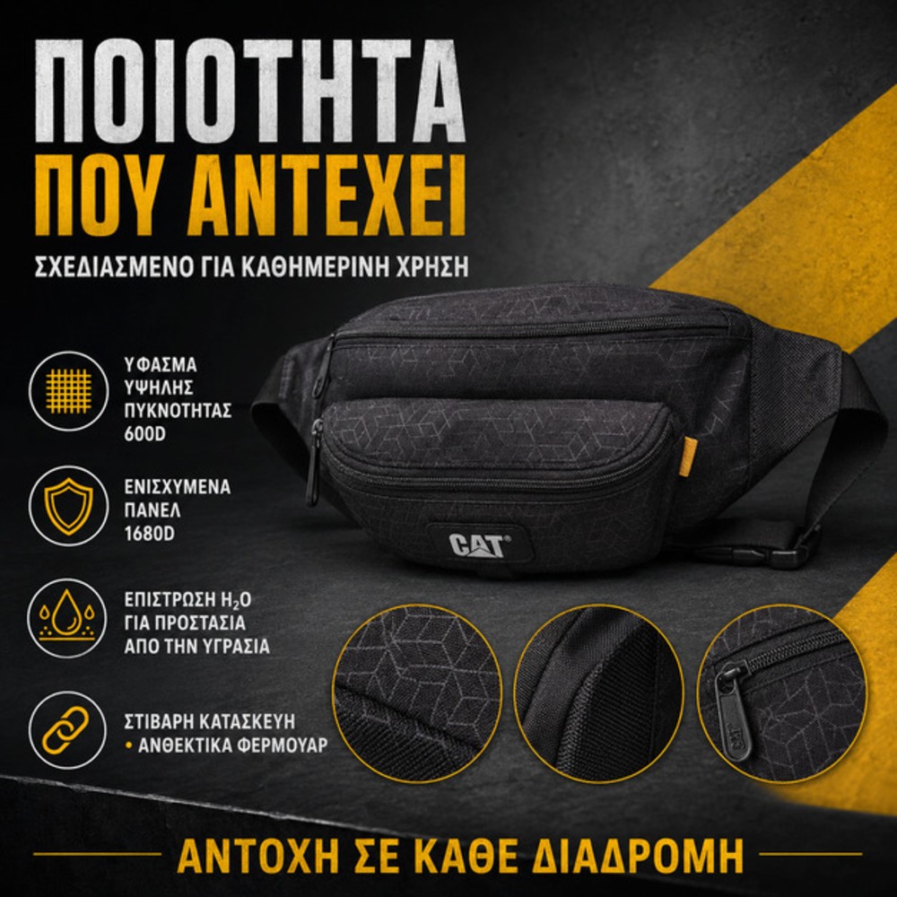CAT 84062-470 Black Waist Bag Bags