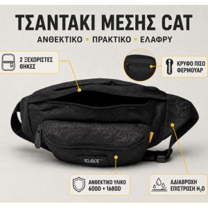 CAT 84062-470 Black Waist Bag Bags