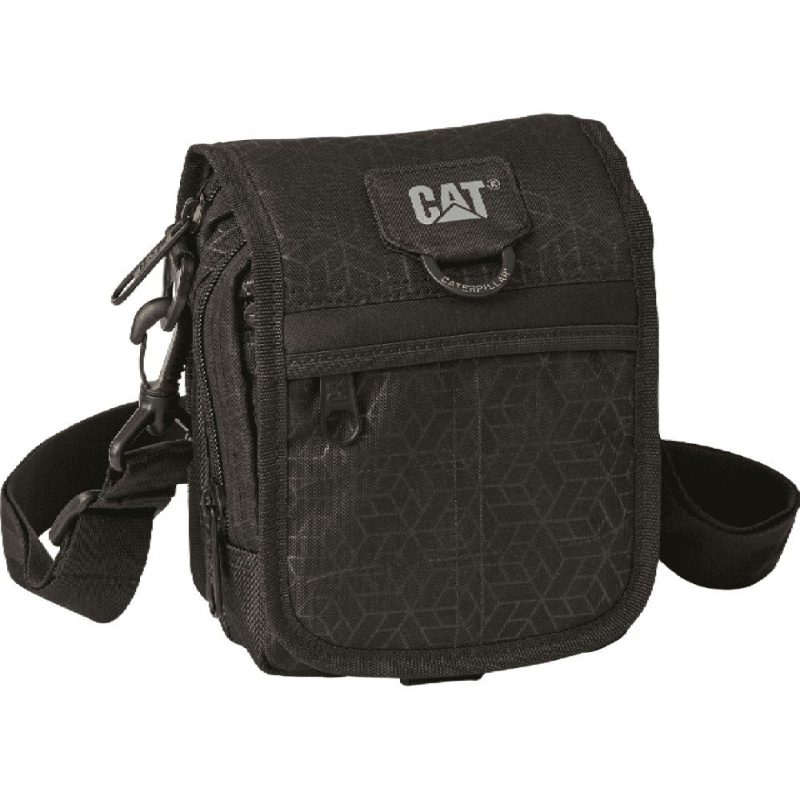 CAT 84172-478 Ανδρική Τσάντα Ώμου / Χιαστί Μαύρη CAT