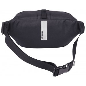 CAT 84567-01 Ανδρικό Τσαντάκι μέσης χιαστί Μαύρο Τσάντες