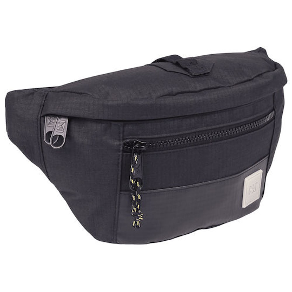 CAT 84567-01 Ανδρικό Τσαντάκι μέσης χιαστί Μαύρο Τσάντες