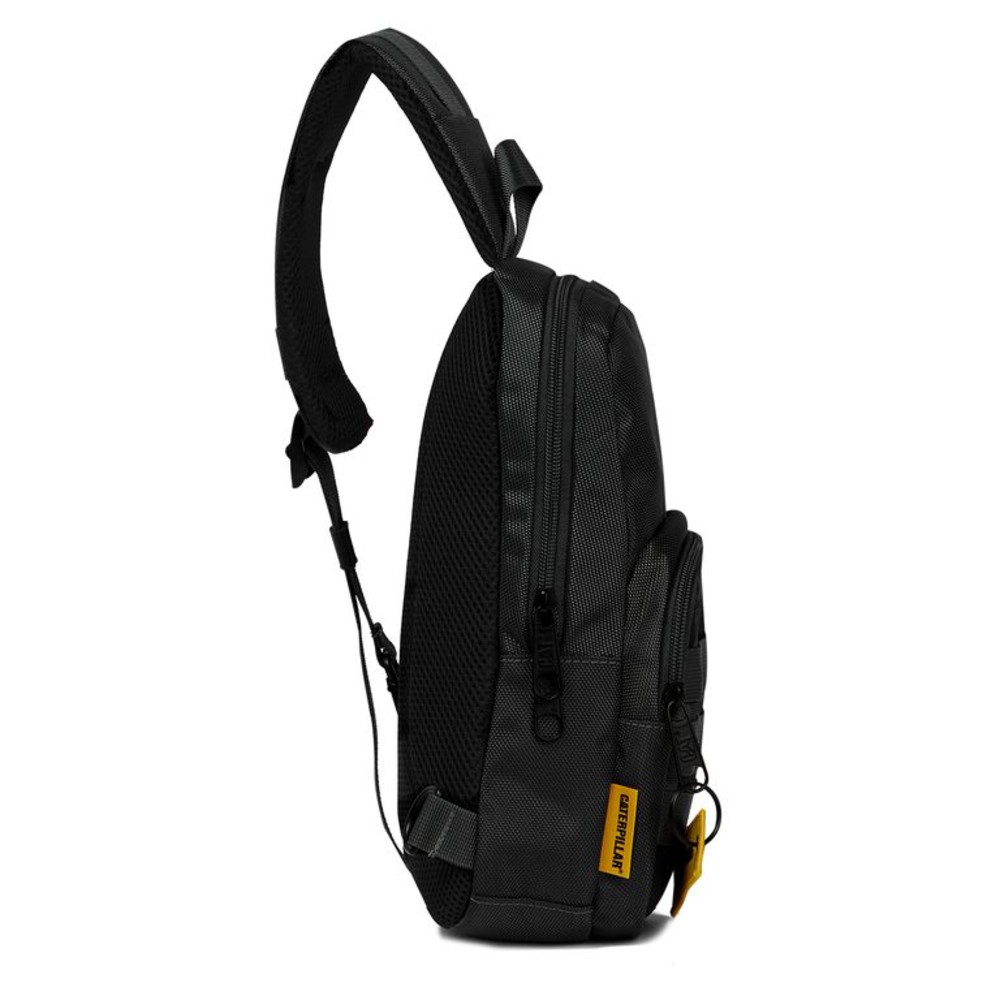 CAT 84932-01 Cross Bodybag/Ανδρική Τσάντα Στήθους Μαύρη Τσάντες