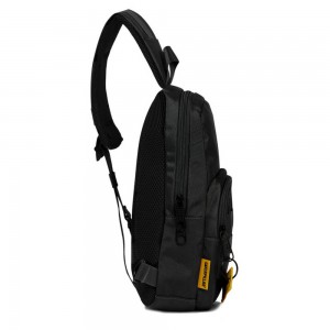CAT 84932-01 Cross Bodybag/Ανδρική Τσάντα Στήθους Μαύρη Τσάντες