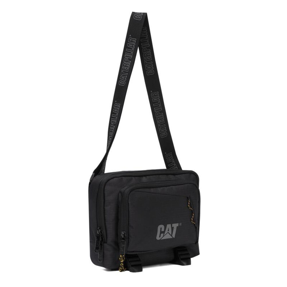 CAT 85069-01 Explorer Shoulder/Crossbody Bag in Black Bags