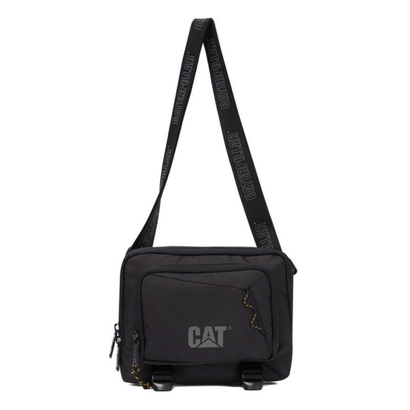 CAT 85069-01 Explorer Τσάντα Ώμου / Χιαστί Μαύρη CAT