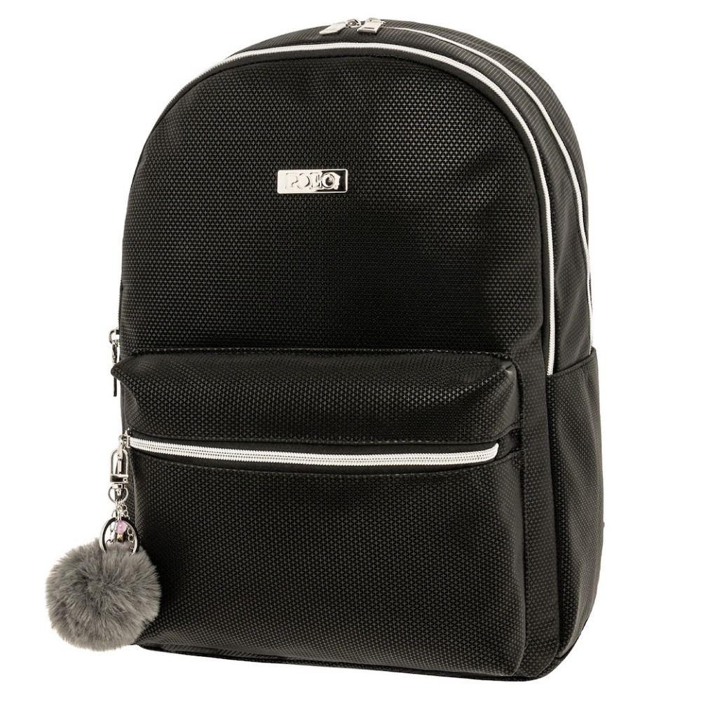 Polo 9-02-075-2000 GRIDON Women's Black Backpack Bags
