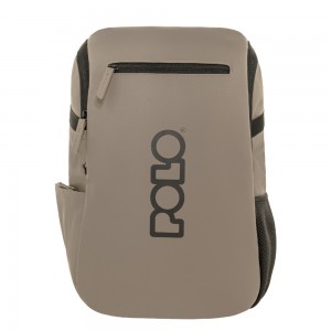 Polo 9-02-080-2700 HYDRA Backpack Τσάντα Πλάτης Γκρι Τσάντες