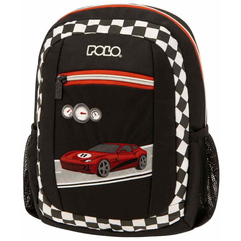 Polo Σχολική Τσάντα Πλάτης Δημοτικού 9-07-012-8235 Μαύρη Bags