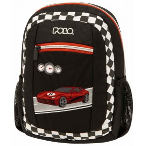 Polo Σχολική Τσάντα Πλάτης Δημοτικού 9-07-012-8235 Μαύρη Bags