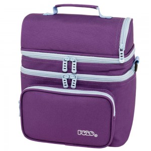Polo Double Cooler Ισοθερμικό Τσαντάκι Φαγητού 9-07-096-4657 Μωβ Αξεσουάρ