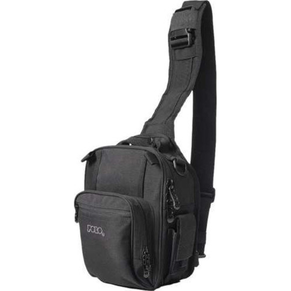 Polo X-Crossbody Gun Στρατιωτικό Τσαντάκι Ώμου 9-07-119-02 Μαύρο  Τσάντες