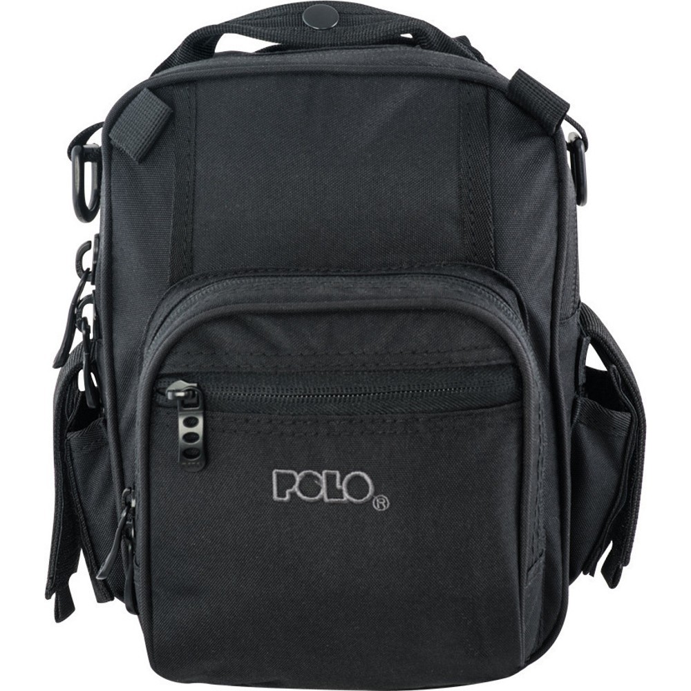 Polo X-Crossbody Gun Στρατιωτικό Τσαντάκι Ώμου 9-07-119-02 Μαύρο  Τσάντες