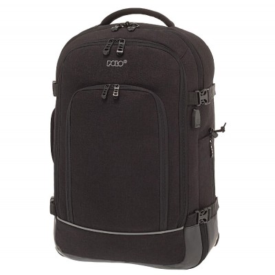 Polo 9-09-002-2000 Τσάντα Πλάτης / Backpack Cabin 40lt Μαύρη