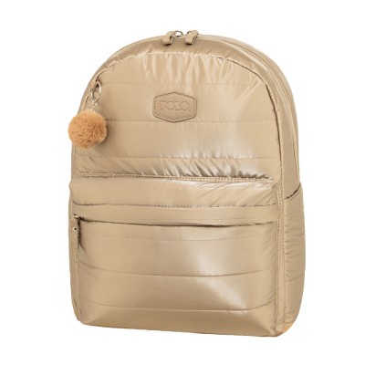 Polo 9-02-077-7600 SOFTIE Women's Gold-Beige Backpack 