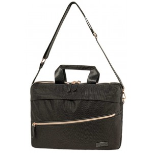 Polo 9-07-088-2039 BRIEFCASE ESSENCE Χαρτοφύλακας Γυναικείος Μαύρος Τσάντες