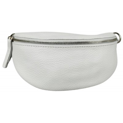 Τσαντάκι Μέσης δέρμα domus 99-809 Λευκό