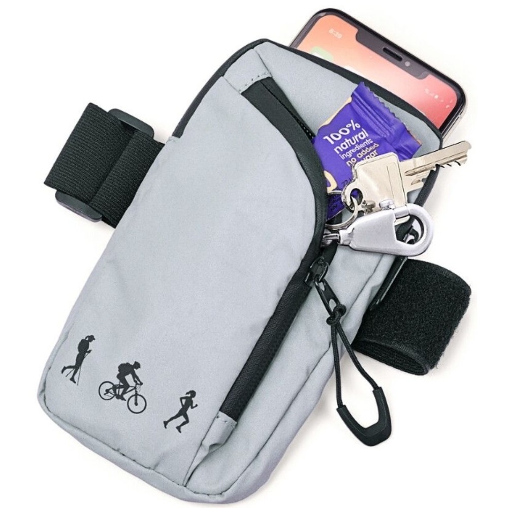 TROIKA ABG03/GY Arm bag Τσαντάκι χειρός Γκρι Bags