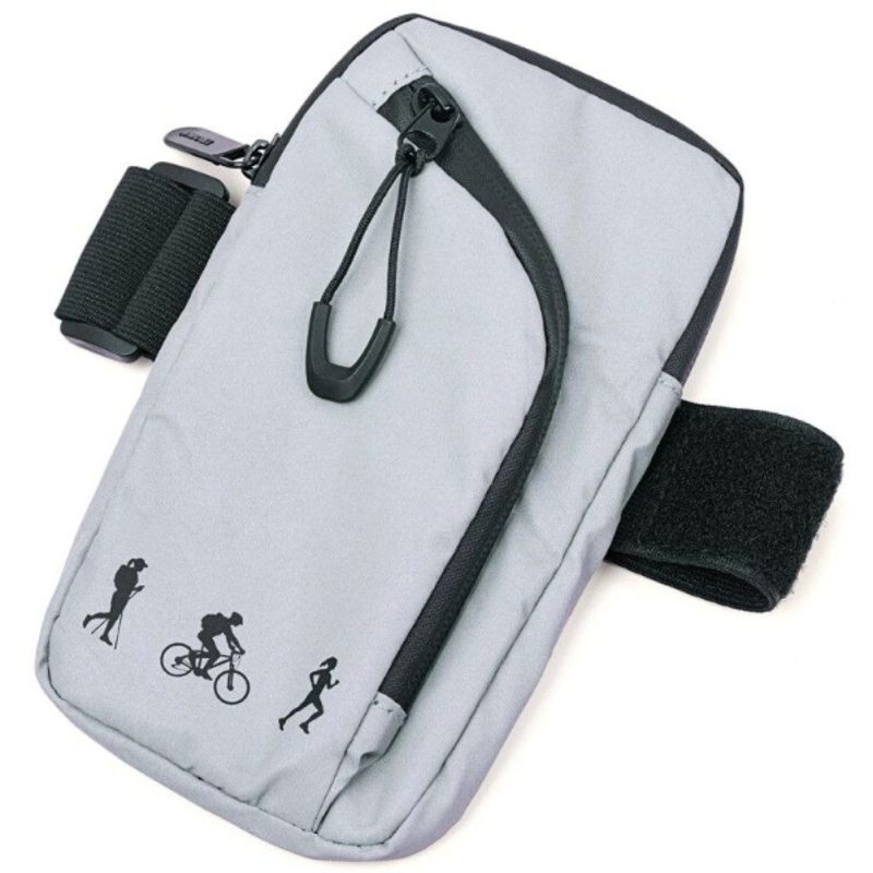 TROIKA ABG03/GY Arm bag Τσαντάκι χειρός Γκρι TROIKA