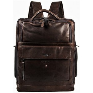 Aeronautica Militare ΑΜ-305 Δερμάτινο Σακίδιο πλάτης brown Τσάντες