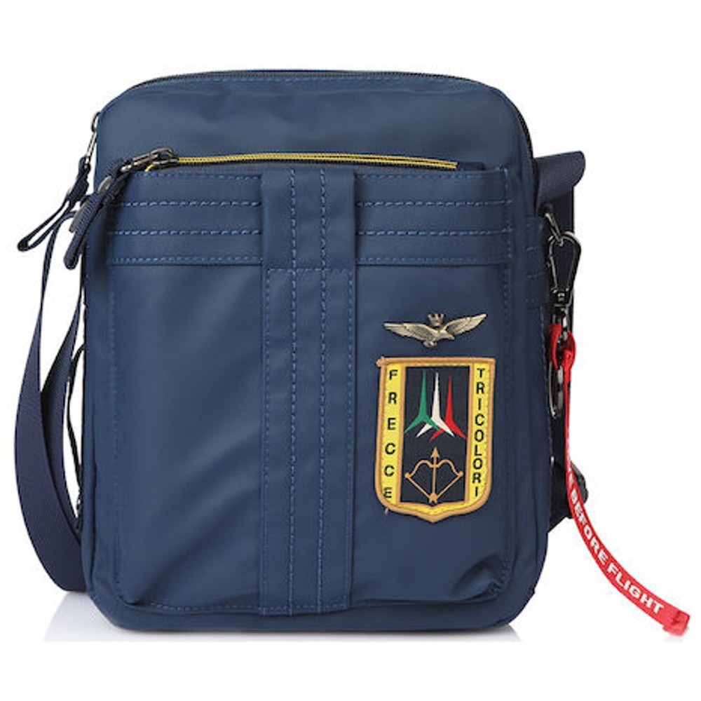Aeronautica Militare AM-341 Ανδρική Τσάντα Ώμου / Χιαστί Μπλε