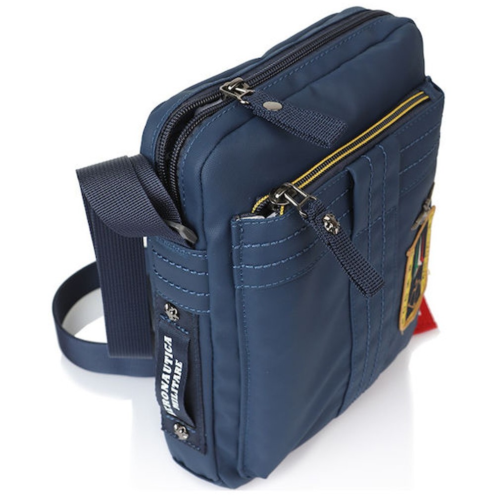 Aeronautica Militare AM-341 Ανδρική Τσάντα Ώμου / Χιαστί Μπλε