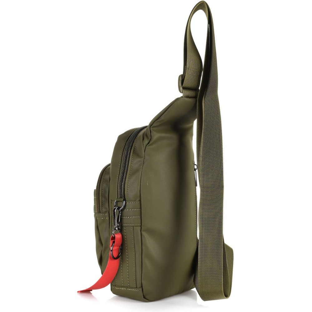 Aeronautica Militare AM-342  Cross Bodybag/Ανδρική Τσάντα Στήθους Χακί