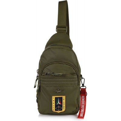 Aeronautica Militare AM-342  Cross Bodybag/Ανδρική Τσάντα Στήθους Χακί