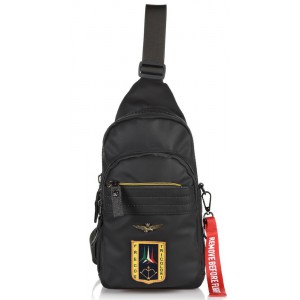 Aeronautica Militare AM-342 Cross Bodybag/Ανδρική Τσάντα Στήθους Γκρι Bags