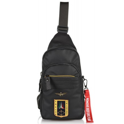 Aeronautica Militare AM-342 Cross Bodybag/Ανδρική Τσάντα Στήθους Γκρι