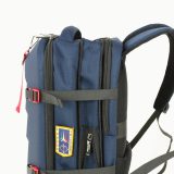 Aeronautica Militare AM-582 Backpack Ταξιδιωτική Τσάντα Πλάτης Μαύρη 3