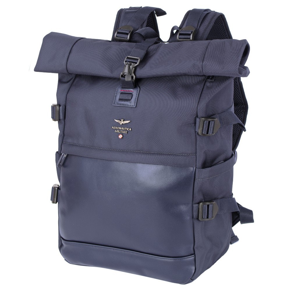 Aeronautica Militare AM-592 Backpack Τσάντα Πλάτης Μπλε Τσάντες