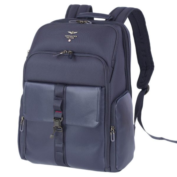 Aeronautica Militare AM-593 Backpack Τσάντα Πλάτης Μπλε