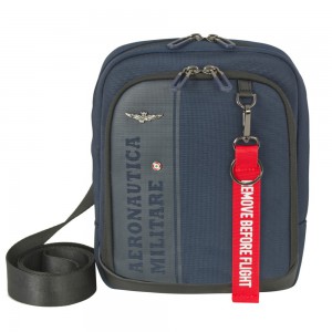 Aeronautica Militare AM-602 Men's Shoulder / Crossbody Bag Blue Bags