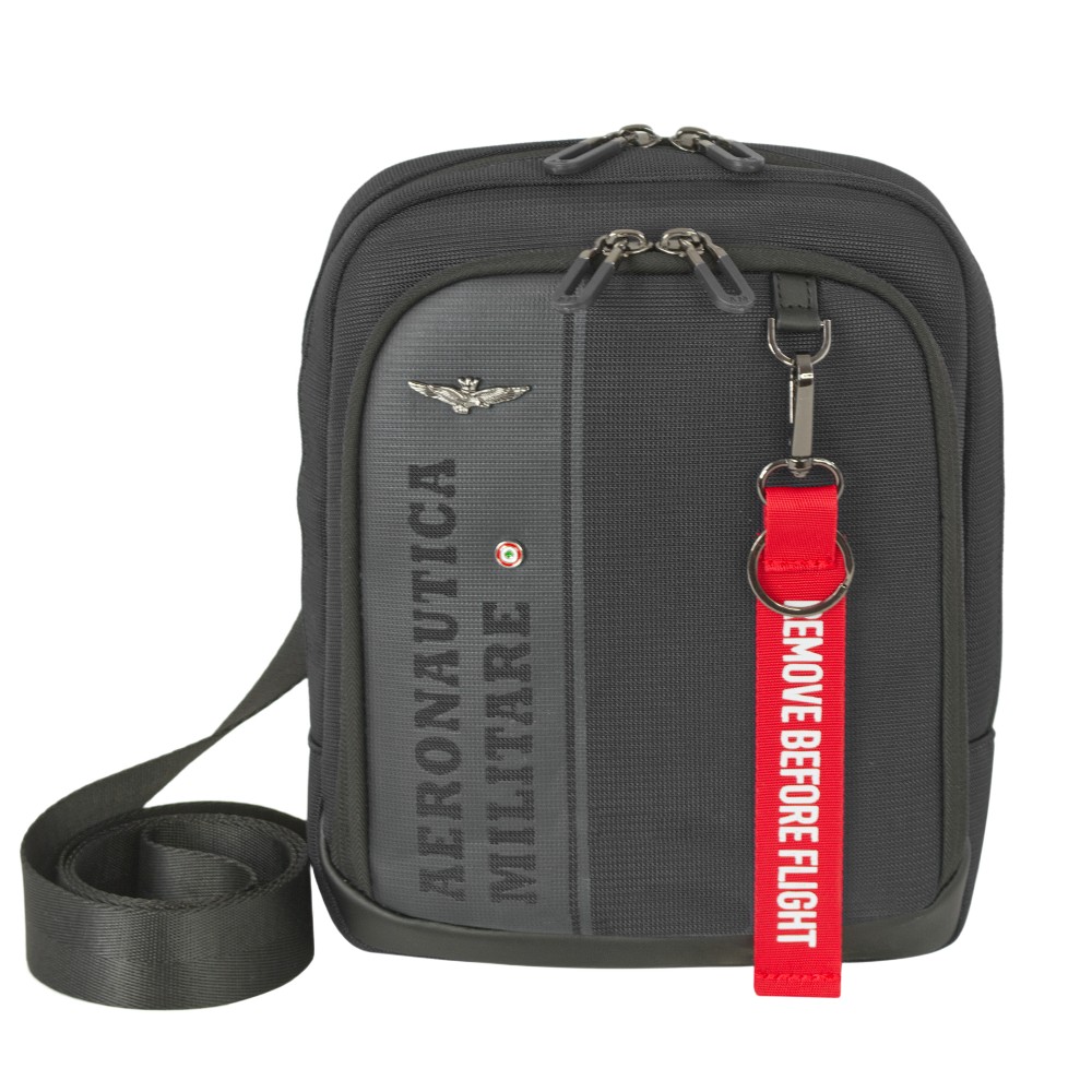 Aeronautica Militare AM-602 Men's Shoulder / Crossbody Bag Black Bags